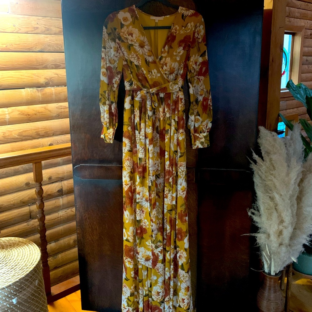 Baltic Born Daisy Floral Maxi Dress